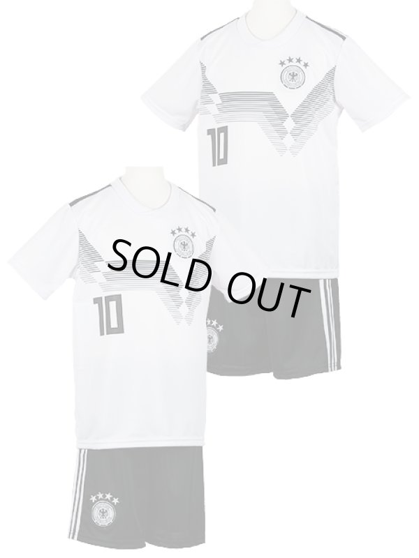画像2: キッズ・ジュニア用 サッカーユニフォーム(レプリカ) 2018ドイツ代表 10エジル (2)