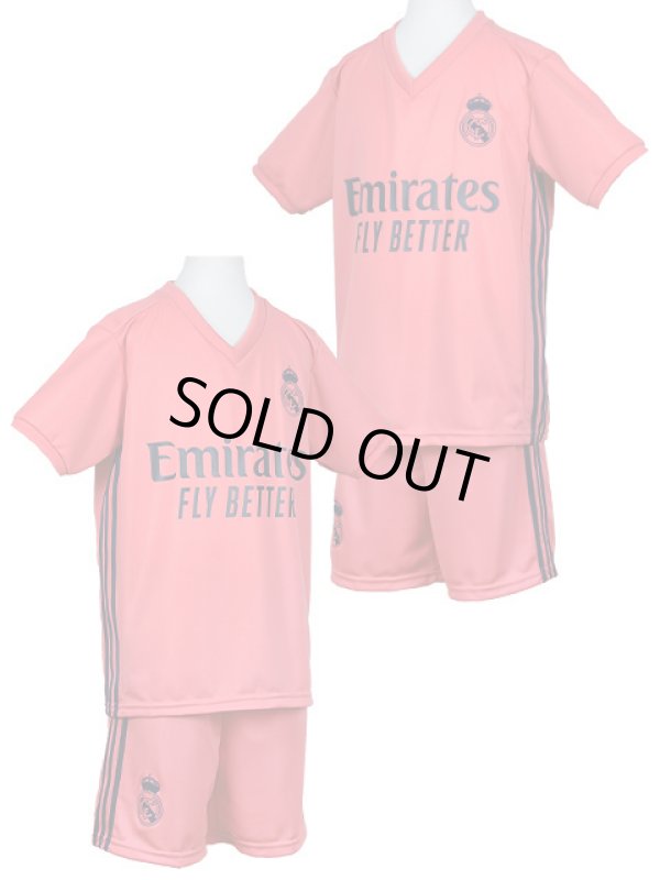 画像2: キッズ・ジュニア用 レプリカ サッカーユニフォーム 20-21レアル・マドリード(A) 7アザール (2)