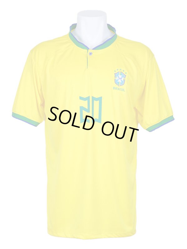 画像2: レプリカ サッカーユニフォーム 2022ブラジル代表 20ヴィニシウス (2)