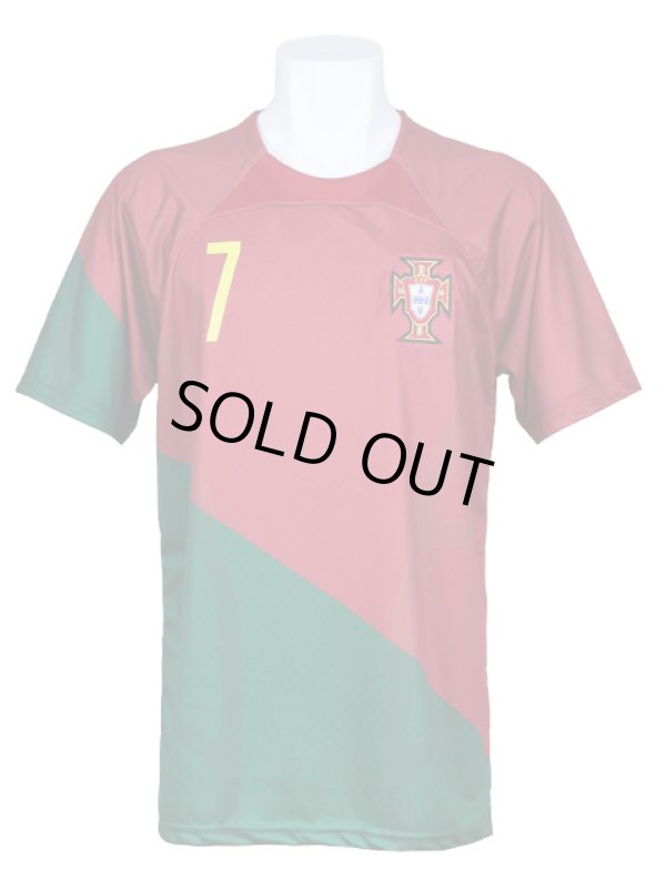 画像2: レプリカ サッカーユニフォーム 2022ポルトガル代表 7ロナウド (2)