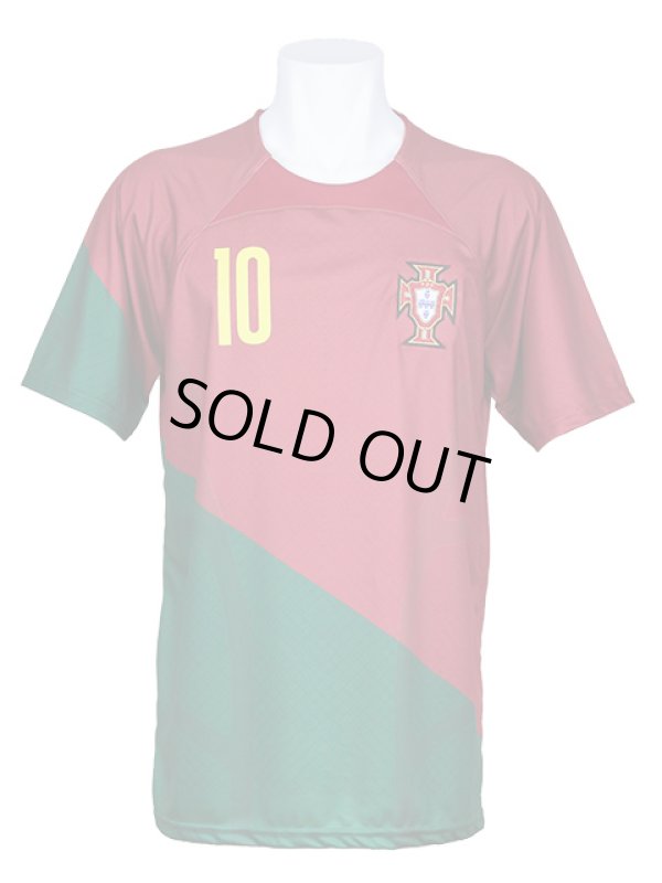 画像2: レプリカ サッカーユニフォーム 2022ポルトガル代表 10ベルナルド・シウバ (2)