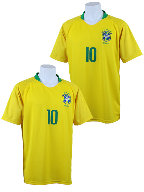 レプリカ サッカーユニフォーム 18ブラジル代表 ホーム 10ネイマール 激安通販バナナシュート