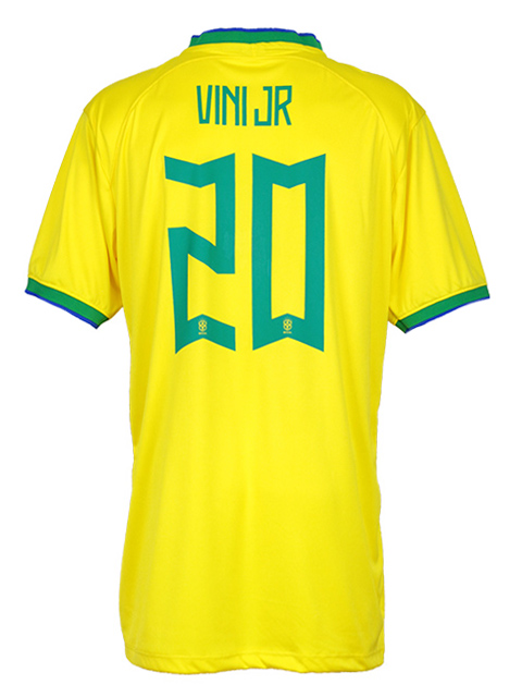 レプリカ サッカーユニフォーム 2022ブラジル代表 20ヴィニシウス