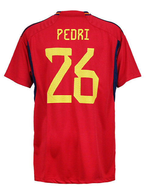レプリカ サッカーユニフォーム 2022スペイン代表 26ペドリ