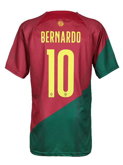 レプリカ サッカーユニフォーム 2022ポルトガル代表 10ベルナルド・シウバ